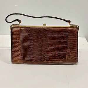 Rare Vintage Lizard Skin Purse